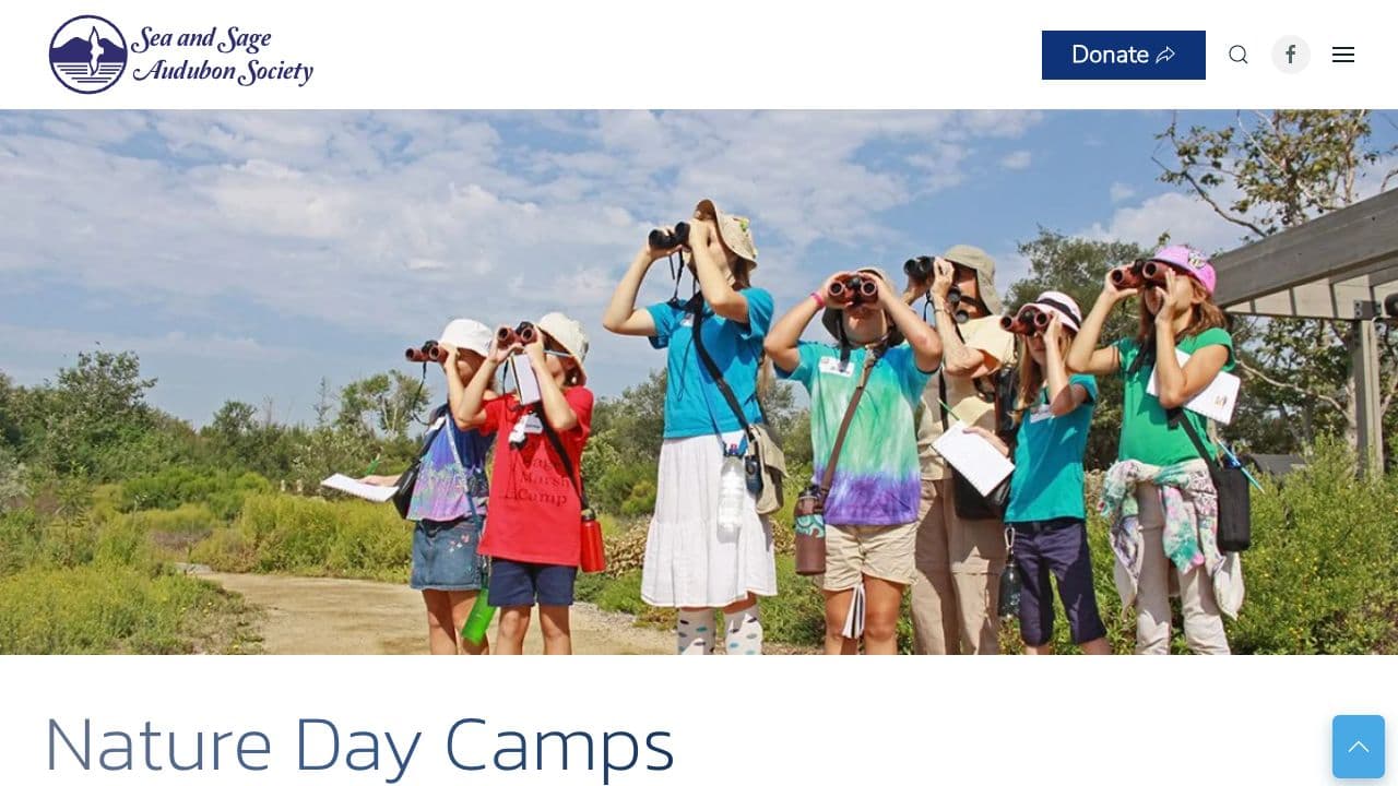 Sea & Sage Audubon Nature Camp